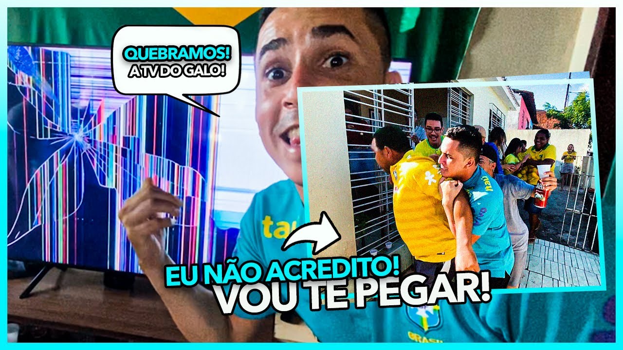 QUEBRARAM A TV DA CASA DE GALO CEGO | GALO CEGO