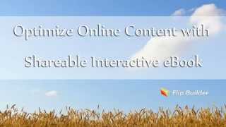 Flipbuilder Optimize Your Online Content With Shareable Interactive Ebook