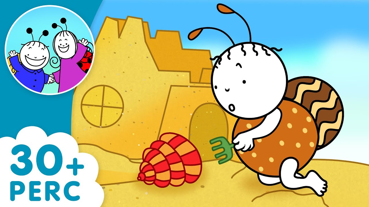 Bogyó és Babóca - Gömbi csuklik, Pihe síel és más mesék ▶ 8 teljes epizód | 37 perc