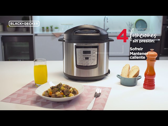 Comprar Olla Multifuncional Eléctrica Black+Decker Digital De 6 Litros