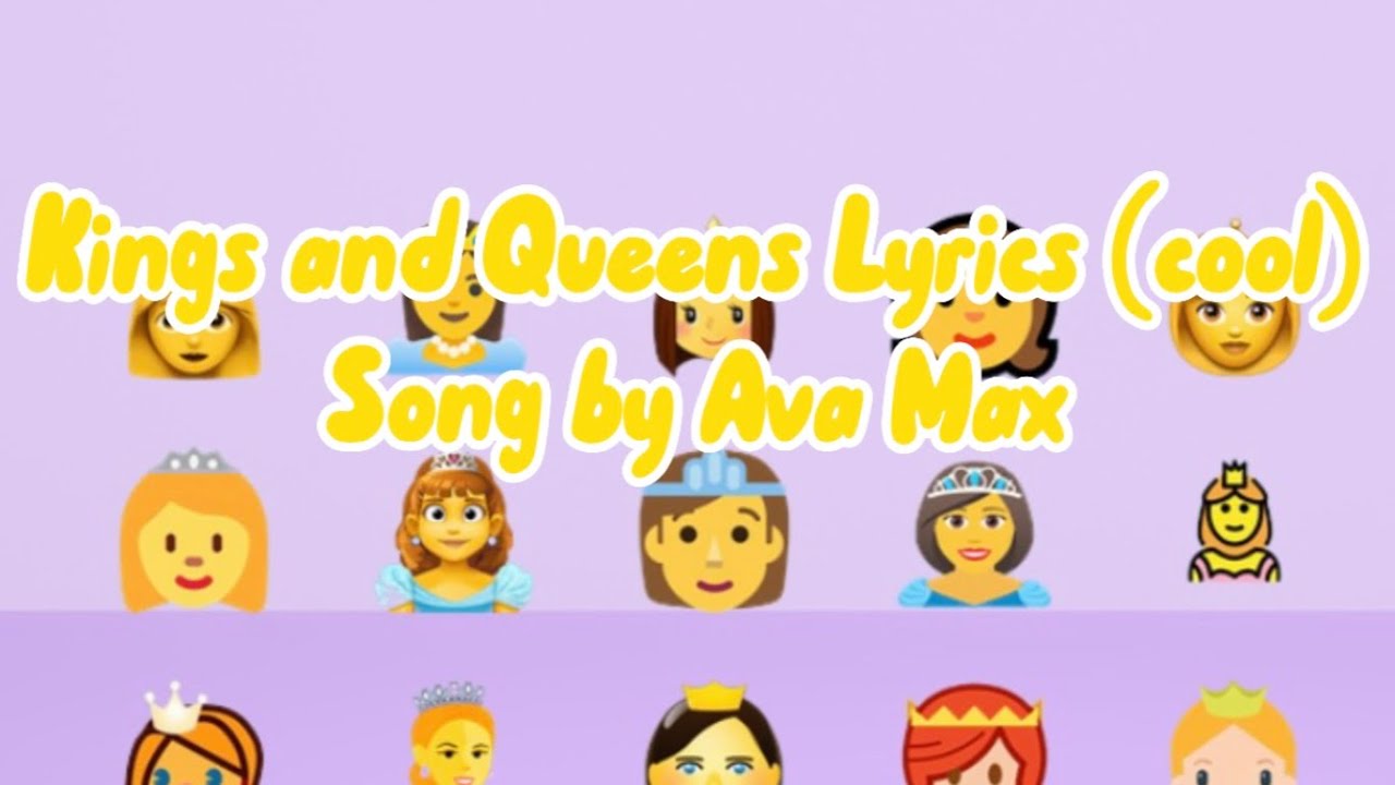 Kings and Queens Lyrics Very Cool 0 Song by Ava Max YouTube
