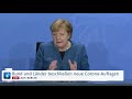 Bundeskanzlerin Merkel zu neuen Corona-Maßnahmen