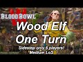 Blood Bowl 3 Touchdown En Un Tour Elfes Sylvains Pas De Côté Ligne De Visée étroite Moyenne mp3
