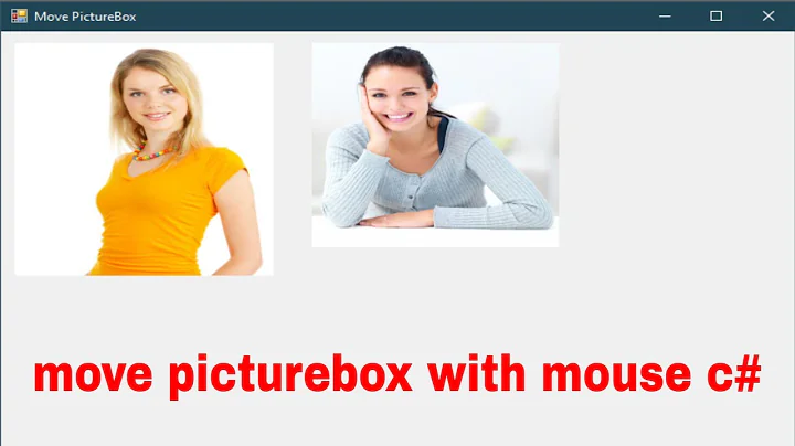 C# Tutorial - Move a PictureBox with mouse in C# | FoxLearn