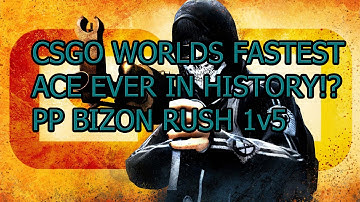 CS:GO WORLDS FASTEST ACE EVER!?!?