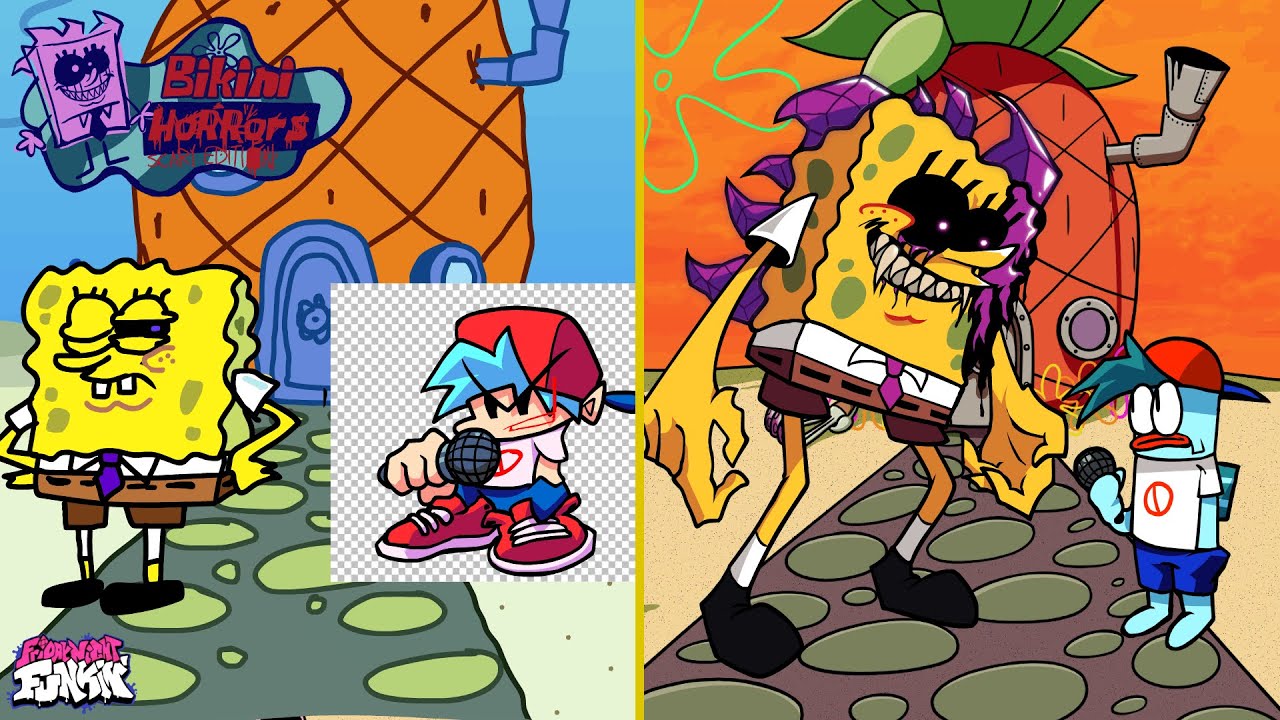 FNF: УЖАСЫ БИКИНИ // Против Губки Боба // Песня 