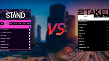 GTA 5 ONLINE 2TAKE1 VS STAND MOD MENU (PROTECTION BATTLE)