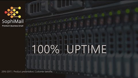 SophiMail 100% UPTIME and Business Continuity