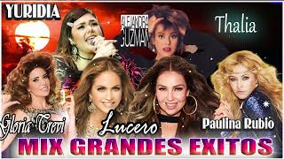 Thalia, Gloria Trevi, Lucero, Paulina Rubio , Alejandra Guzmán - MIX GRANDES EXITOS POP LATINO