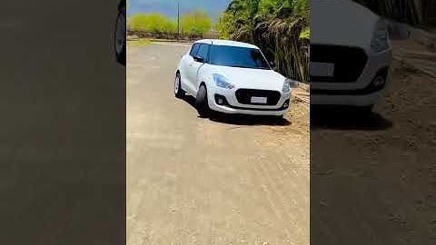 white color swift modified #short #swift modified #car lover 🚗