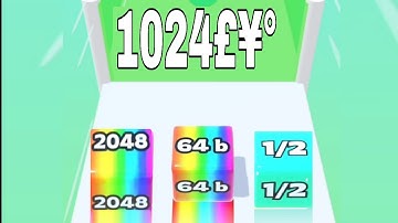JELLY Run 2048♾️ vs Blob Merge 3d Game - All Levels part 19