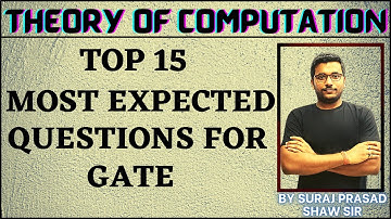 165 Theory of Computation | Top 15 Most Expected Questions for Gate | NAT Questions | MCQ Questions