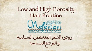 Low and High Porosity Hair Routine - روتين الشعر المنخفض المسامية و المرتفع المسامية