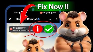 Hamster Kombat Request Error Problem Hamster Kombat Unable to get config Unable to get account info