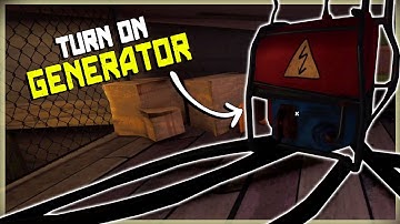 How to TURN ON the GENERATOR in Hello Neighbor 2 Back To School DLC | Complete the Attic Puzzle