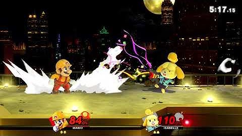 SSBU #49 - Mario (Me) vs. Isabelle (Level 9 CPU)