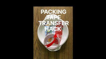 Packing Tape Transfer Hack #youtube shorts #youtube#yshorts