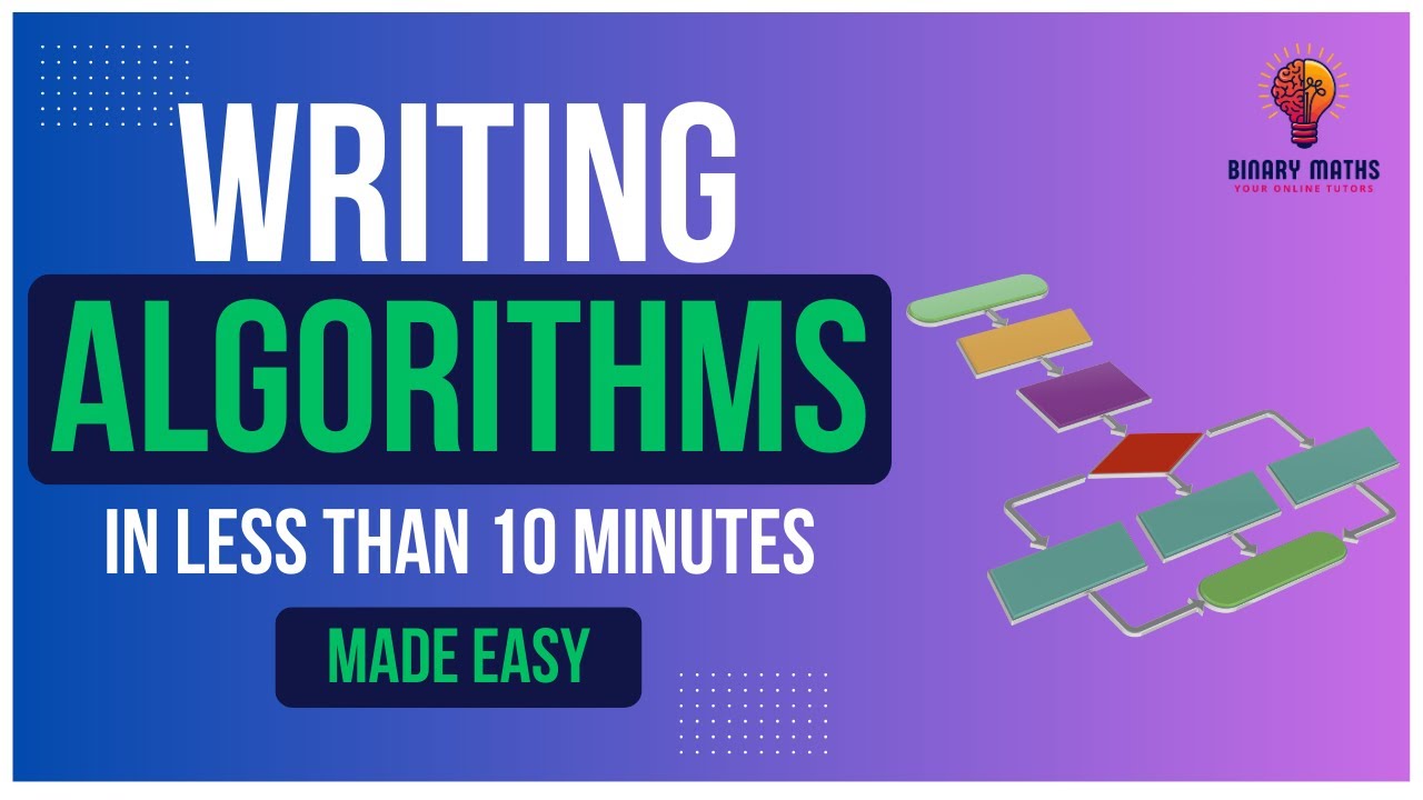 Learning to Code with Python | 2.4 Writing Algorithms - YouTube