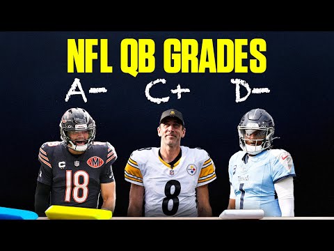 NFL QB Grades: Caleb Williams improving in second year, Cam Ward making bad decisions & MORE ✅