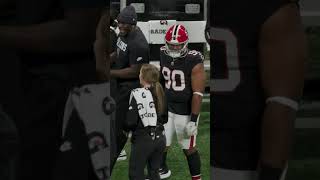 Bijan Robinson had the sideline HYPE with his house call on Monday Night Football 😤 #nfl #highlight