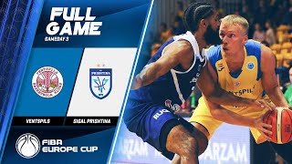 Ventspils v Sigal Prishtina - Full Game - FIBA Europe Cup 2019