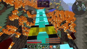 Sức Mạnh Của Rồng Lửa Phá Hủy Toàn Map l Minecraft Đảo Rồng SS2 #24