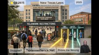 🟡 SB 2615: Limits telework in public universities