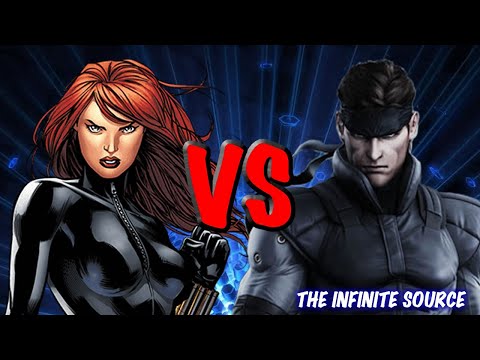 Black Widow vs Solid Snake | Source Rap Battle