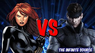 Black Widow vs Solid Snake | Source Rap Battle Snake Vs Black Widow