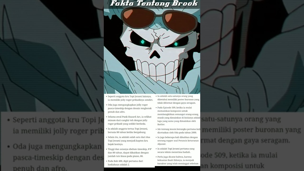 Fakta Tentang Brook. 