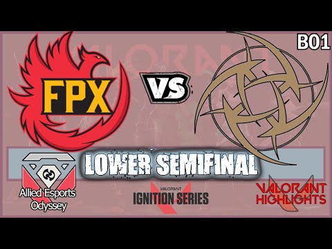 LOWER SEMIFINAL! FunPlus Phoenix vs NIP (BO1) - Allied Esports Odyssey - Valorant Highlights