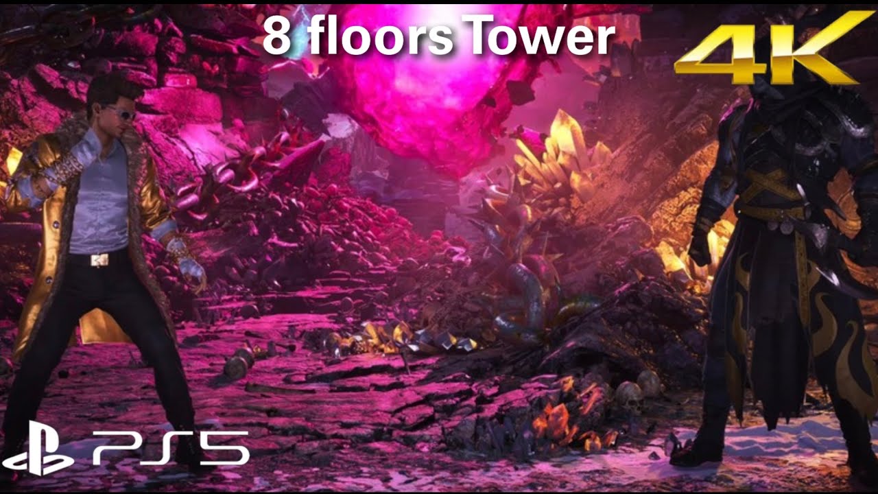 Mortal Kombat 1 Johny Cage Tower Gameplay | 4k 60fps HDR PS5 Gameplay ...