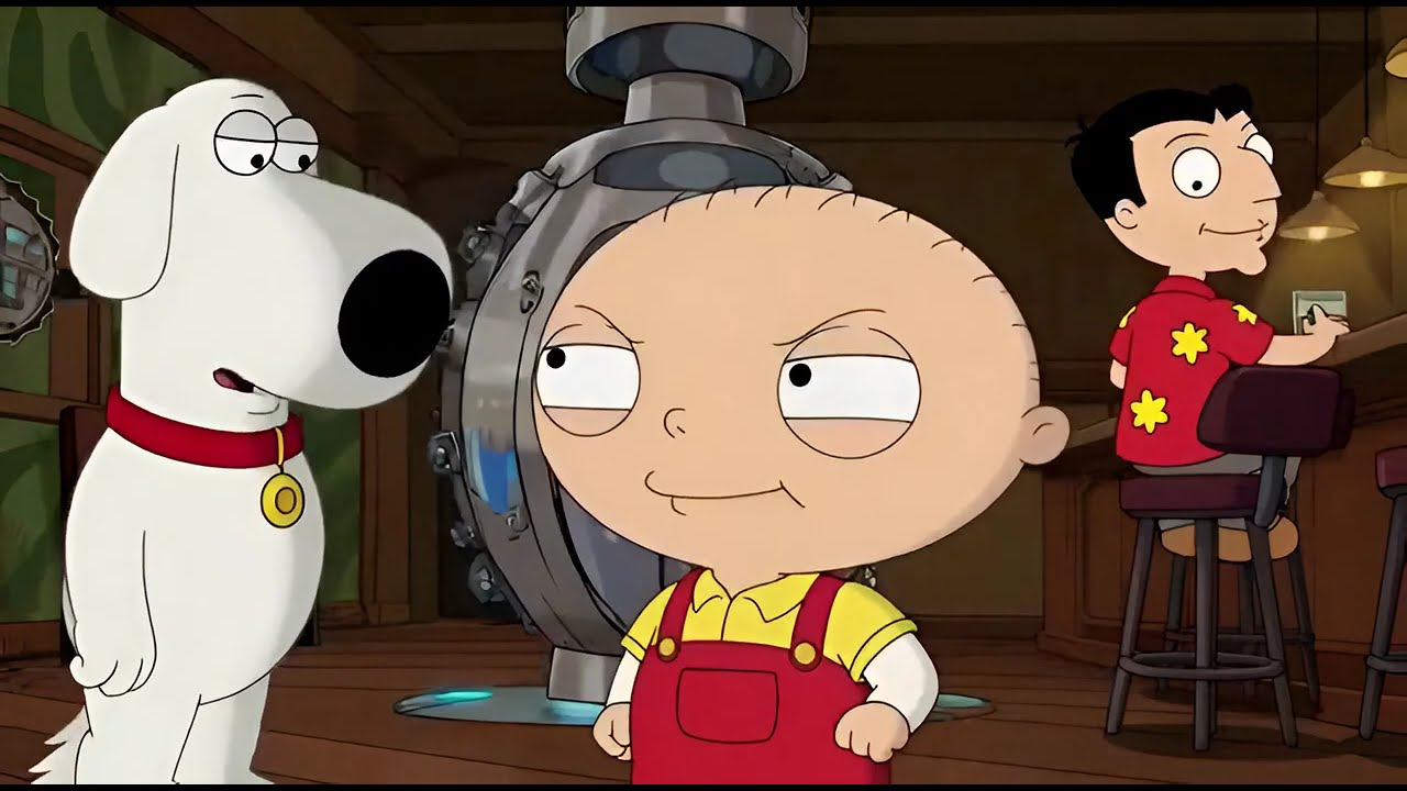 Cartoon multiverse EP8.5(button)#familyguy #funny #sethmacfarlane #Quagmire #StewieGriffin #Cheers