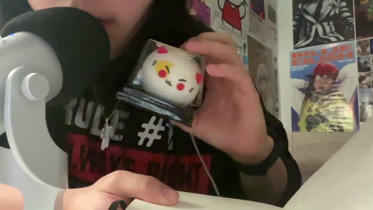 my 2nd ASMR video (your requests) lofi || whispers, mic scratching, mouth sounds