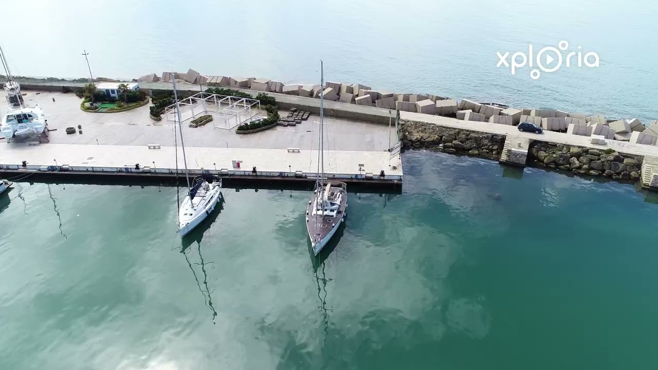 Marsala porto, Sicily, Italy 2018.04 aerial video