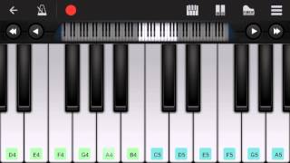 Airtel tune on mobile piano