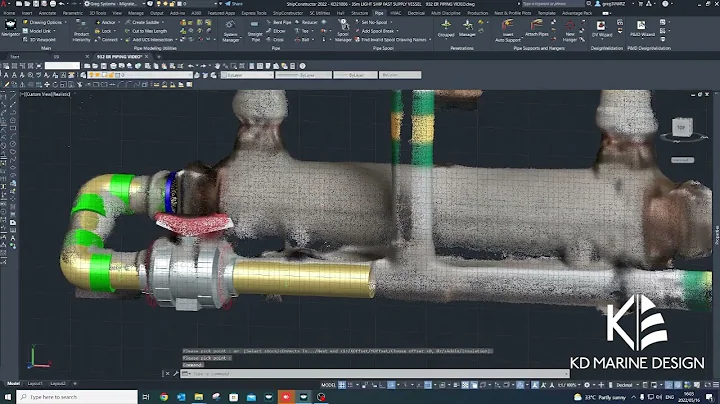 3D Scan Technology: Point Cloud to Pipe Modelling
