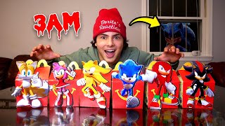DO NOT ORDER ALL SONIC HAPPY MEAL AT 3AM!! (KNUCKLES, TAILS, AMY, SHADOW)