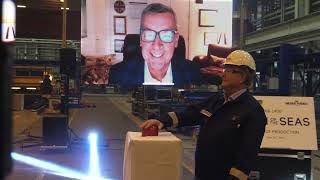 Steel-Cutting For Royal Caribbeans Icon Of The Seas