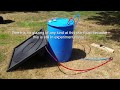 Tiny House solar water heater Test 2