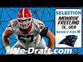 Panthers Draft Athletic OL | Monroe Freeling Draft Evaluation