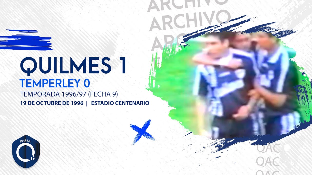 Quilmes 1 Temperley 0. Nacional B 1996/1997 TodoslosgolesdelCentenario T2 E5 YouTube