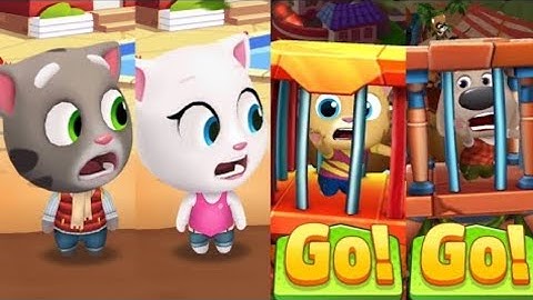 Talking Tom Gold Run vs Talking Tom Hero Dash - All New Games Android iOS Gameplay RCFF