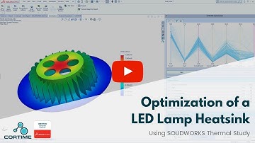 CORTIME Heatsink Optimization in SOLIDWORKS Simulation (Thermal)