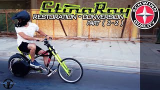 Stingray Chopper Bike Restoration and Conversion to Electric (PART 2 - 2)