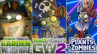 Evolution of Captain Deadbeard (2014 - 2022) - Plants vs Zombies Garden Warfare 1, 2 & Neighborville