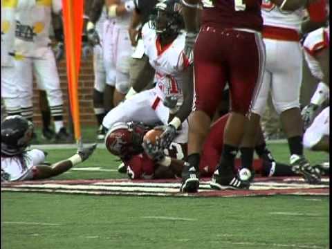 The Troy Trojans took on the Red Wolves of Arkansas State in their conference opener on September 25, 2010. In the game, senior wide receiver had an amazing performance and despite an almost two hour rain delay helped the Trojans pull a come from behind win. This is a tribute to the Eufala native.