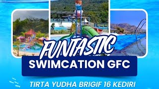 Perjalanan menuju Kolam renang BRIGIF Kediri