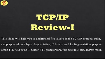 TCP/IP Review-I