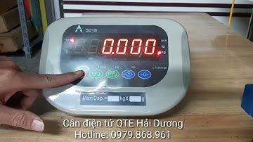 Chức năng cân động ( chốt cân hoặc khóa cân) - Hướng dẫn sử dụng đầu cân A501 hoặc HP THW501